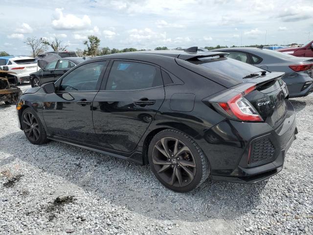 SHHFK7H95JU209056 - 2018 HONDA CIVIC SPORT TOURING Черный фото 2