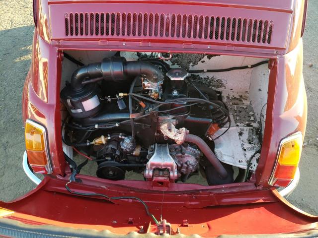 110F1408191 - 1967 FIAT 500 BURGUNDY photo 11