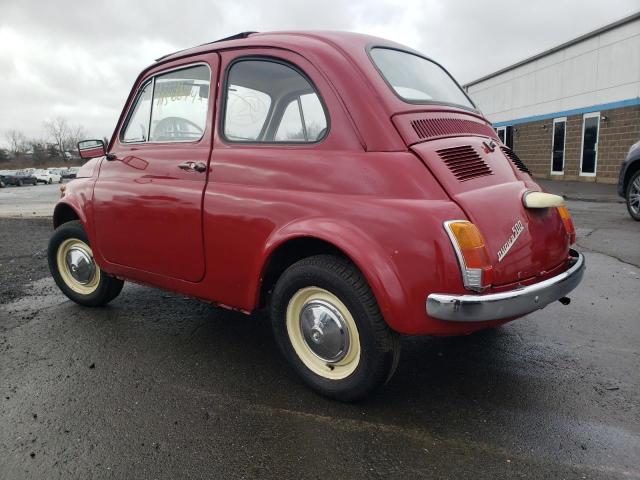 110F1408191 - 1967 FIAT 500 BURGUNDY photo 2