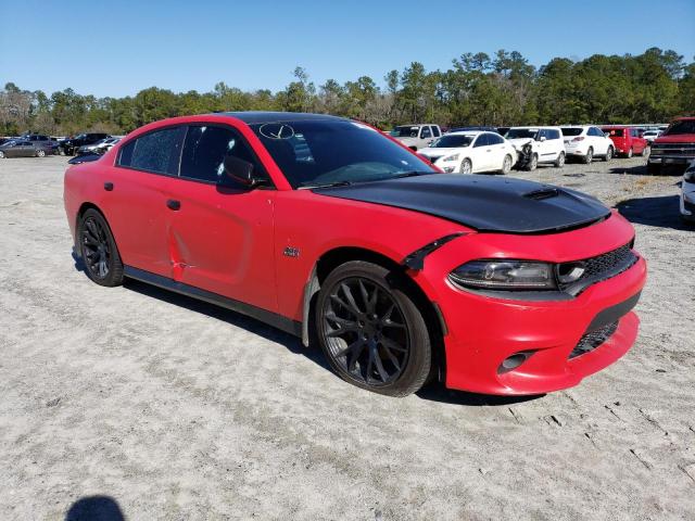 2C3CDXGJ3MH578186 - 2021 DODGE CHARGER SCAT PACK RED photo 4