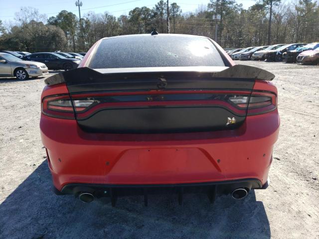 2C3CDXGJ3MH578186 - 2021 DODGE CHARGER SCAT PACK RED photo 6