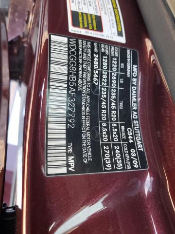 WDCGG8HB5AF327792 - 2010 MERCEDES-BENZ GLK 350 4MATIC MAROON photo 13