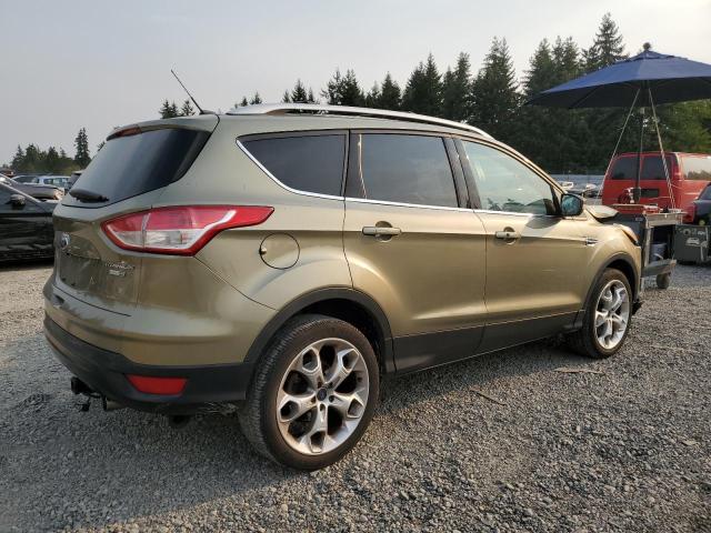 1FMCU9J98DUB97500 - 2013 FORD ESCAPE TITANIUM GREEN photo 3