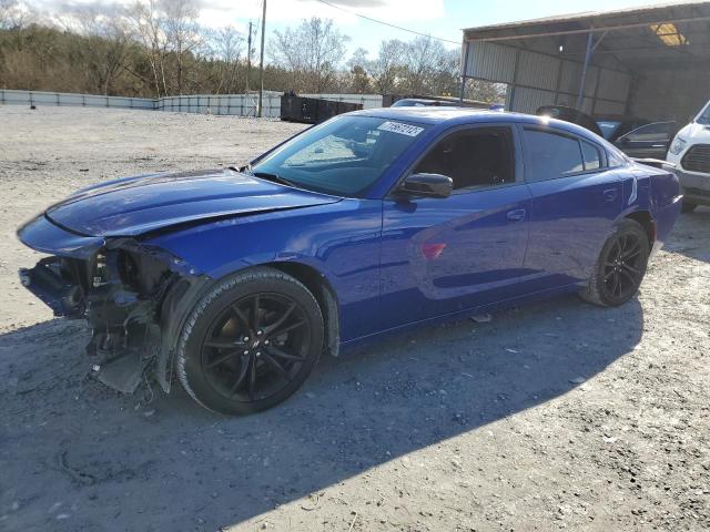 2C3CDXHG9JH230049 - 2018 DODGE CHARGER SXT PLUS BLUE photo 1