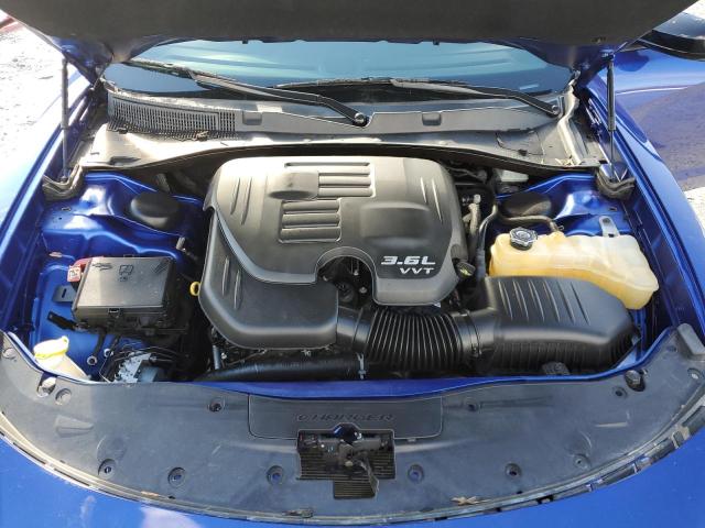 2C3CDXHG9JH230049 - 2018 DODGE CHARGER SXT PLUS BLUE photo 11