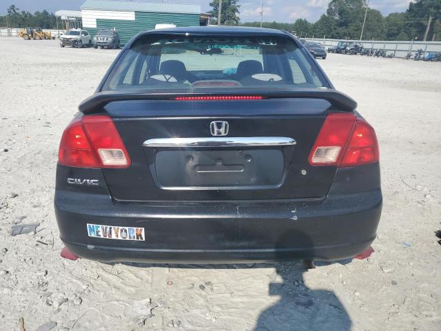 1HGES15542L020717 - 2002 HONDA CIVIC LX BLACK photo 6