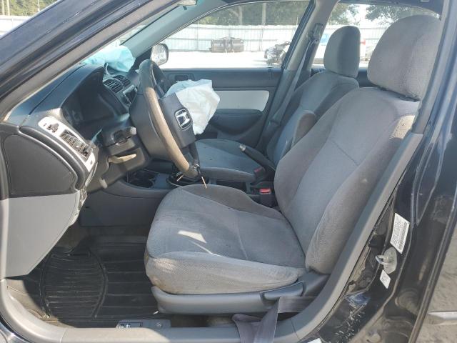 1HGES15542L020717 - 2002 HONDA CIVIC LX BLACK photo 7