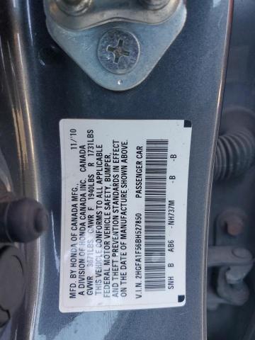 2HGFA1F56BH527850 - 2011 HONDA CIVIC LX Grau Foto 12