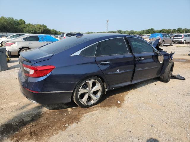 1HGCV1F9XJA003785 - 2018 HONDA ACCORD TOURING BLUE photo 3