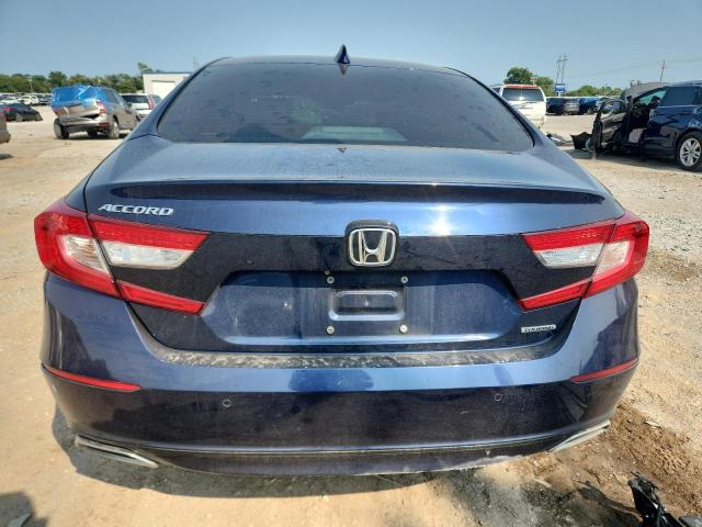 1HGCV1F9XJA003785 - 2018 HONDA ACCORD TOURING BLUE photo 6