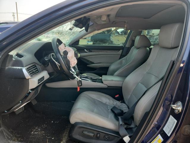 1HGCV1F9XJA003785 - 2018 HONDA ACCORD TOURING BLUE photo 7