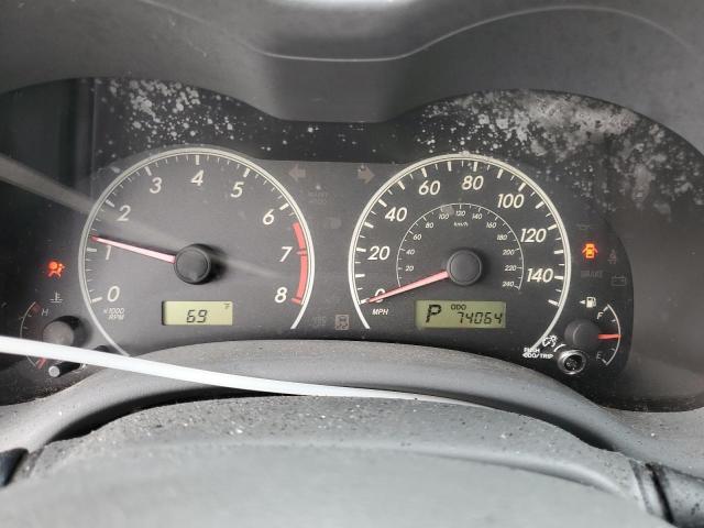 JTDBU4EE1AJ080686 - 2010 TOYOTA COROLLA BASE رمادي صورة 9