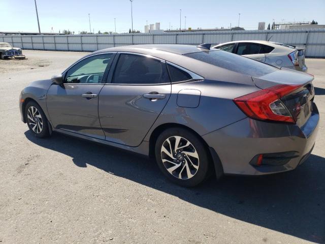 2HGFC2F76JH516654 - 2018 HONDA CIVIC EX Сұр фото 2