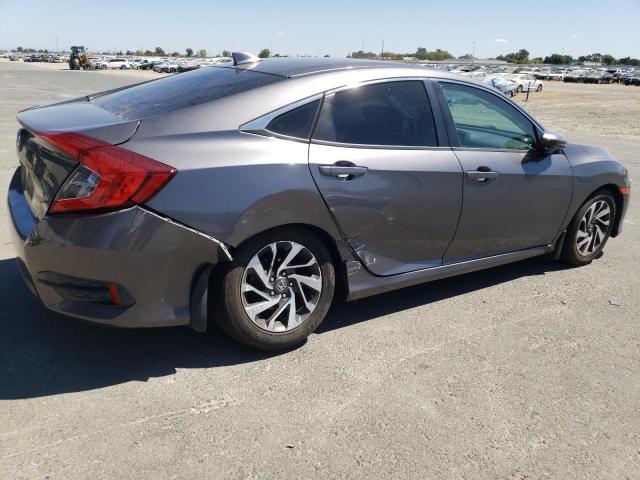 2HGFC2F76JH516654 - 2018 HONDA CIVIC EX Сұр фото 3