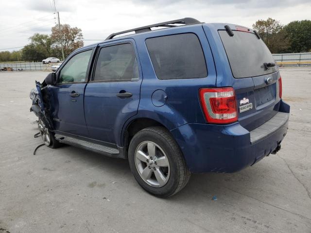 1FMCU03178KA80723 - 2008 FORD ESCAPE XLT BLUE photo 2