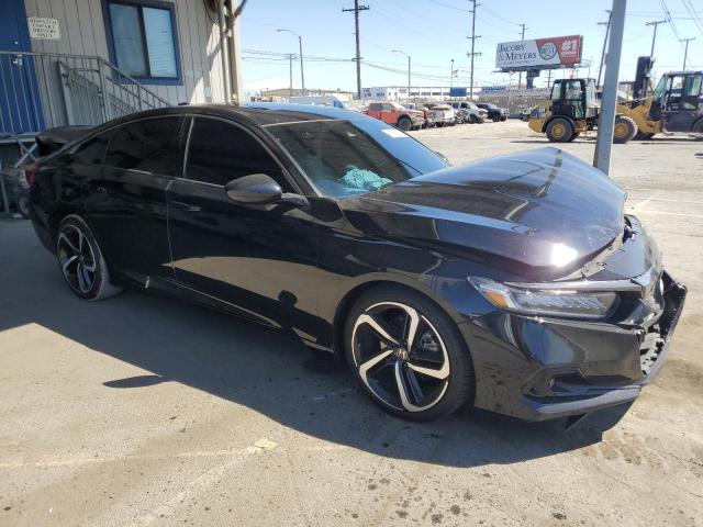 1HGCV2F36MA006964 - 2021 HONDA ACCORD SPORT 黑色 照片 4