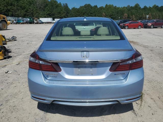 JHMCR6F39HC000448 - 2017 HONDA ACCORD HYBRID Mavi fotoğraf 6