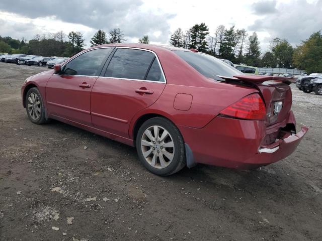 1HGCM66517A002742 - 2007 HONDA ACCORD EX BURGUNDY photo 2