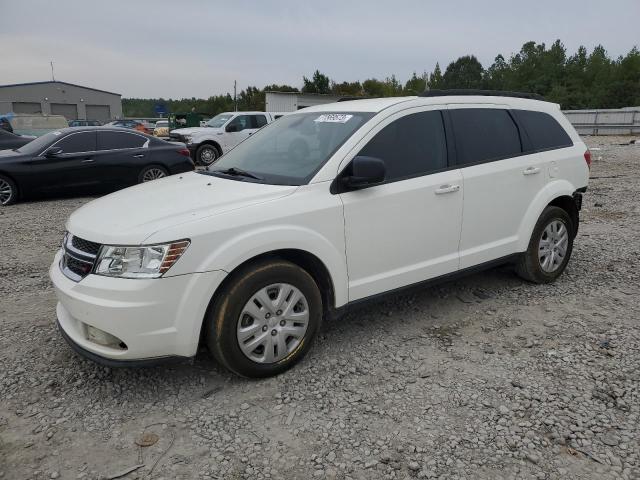 3C4PDCAB5LT213991 - 2020 DODGE JOURNEY SE WHITE photo 1