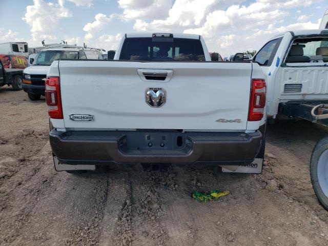 3C63RRKLXKG658123 - 2019 RAM 3500 LONGHORN WHITE photo 6