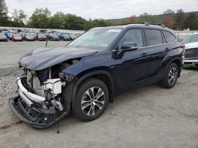 5TDGZRBH7MS555218 - 2021 TOYOTA HIGHLANDER XLE Mavi foto 1
