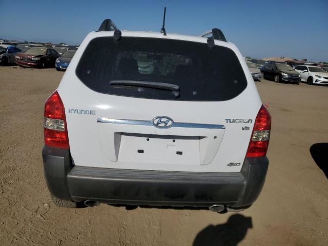 KM8JN72D75U169698 - 2005 HYUNDAI TUCSON GLS WHITE photo 6