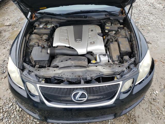 JTHBN96S865006906 - 2006 LEXUS GS 430 BLACK photo 11