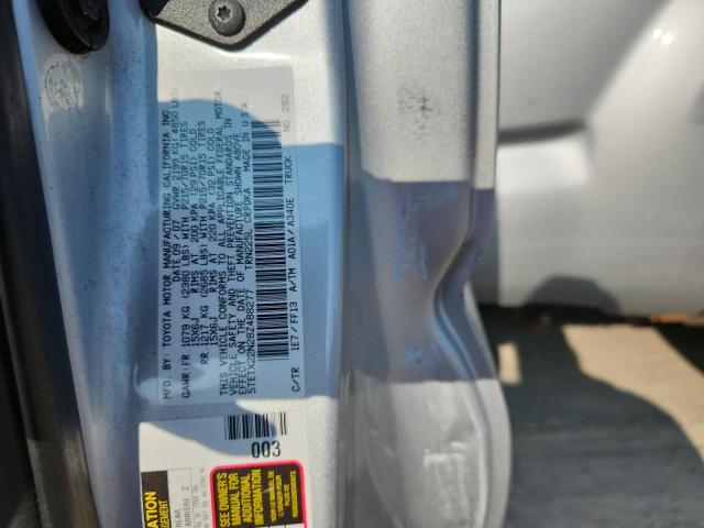 5TETX22N28Z488277 - 2008 TOYOTA TACOMA ACCESS CAB Plata foto 12