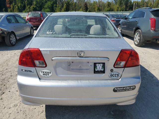 1HGES16374L008190 - 2004 HONDA CIVIC DX VP 银色 照片 6
