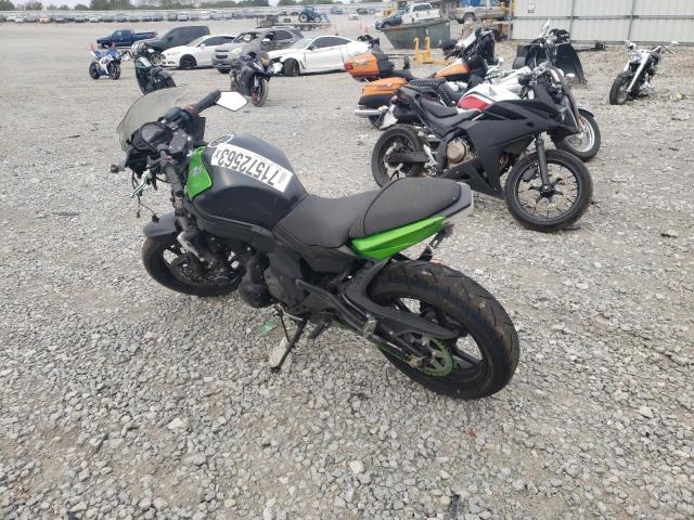 JKAEXEF12EDA13943 - 2014 KAWASAKI EX650 F GREEN photo 3