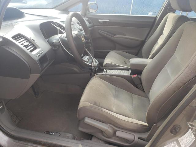 2HGFA16547H021442 - 2007 HONDA CIVIC LX GRAY photo 7