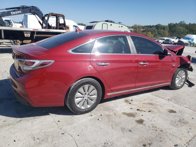 KMHE24L1XGA015911 - 2016 HYUNDAI SONATA HYBRID RED photo 3