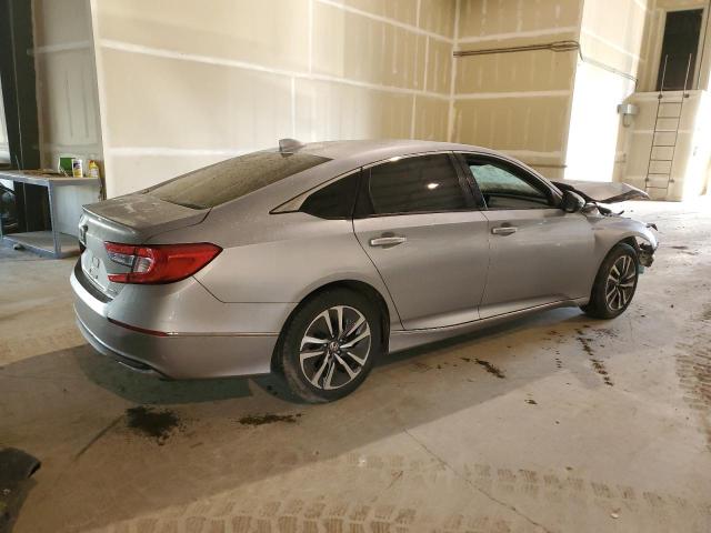 1HGCV3F55LA003768 - 2020 HONDA ACCORD HYBRID EXL SILVER photo 3