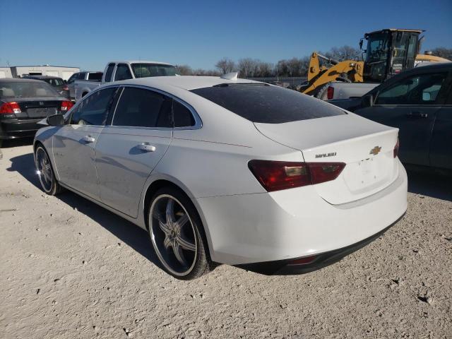 1G1ZD5STXJF160801 - 2018 CHEVROLET MALIBU LT WHITE photo 2