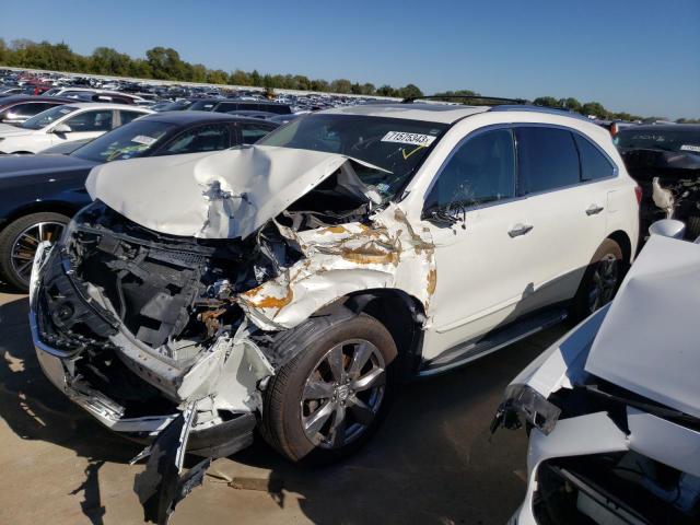 5FRYD3H80FB009082 - 2015 ACURA MDX ADVANCE WHITE photo 1