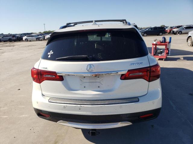 5FRYD3H80FB009082 - 2015 ACURA MDX ADVANCE WHITE photo 6