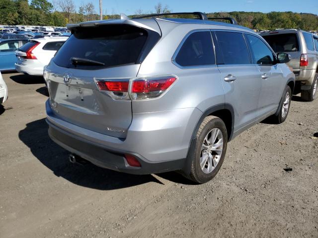 5TDJKRFH2FS211612 - 2015 TOYOTA HIGHLANDER XLE Gümüş foto 3