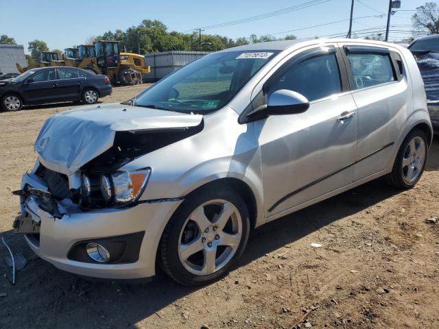 1G1JE6SB3F4185694 - 2015 CHEVROLET SONIC LTZ SILVER photo 1