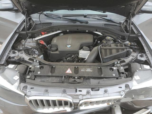 5UXWX9C50F0D56878 - 2015 BMW X3 XDRIVE28I SILVER photo 12