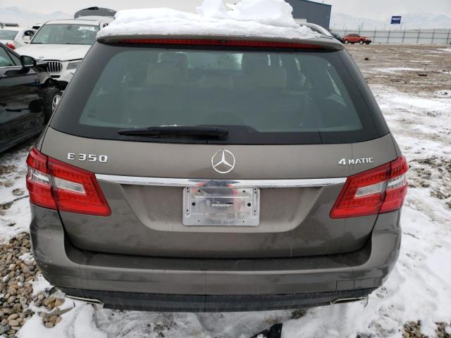 WDDHH8HB0BA337075 - 2011 MERCEDES-BENZ E 350 4MATIC WAGON BROWN photo 6