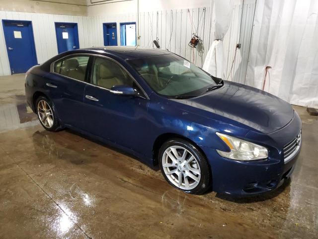 1N4AA5AP9BC824256 - 2011 NISSAN MAXIMA S BLUE photo 4