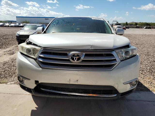 5TDDK3EHXDS273414 - 2013 TOYOTA HIGHLANDER LIMITED WHITE photo 5