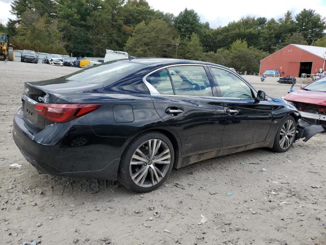 JN1EV7AR9JM436968 - 2018 INFINITI Q50 LUXE BLACK photo 3