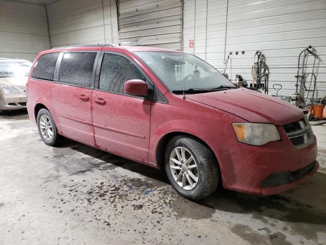 2C4RDGCG6DR790932 - 2013 DODGE GRAND CARA SXT RED photo 4