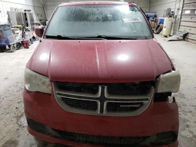 2C4RDGCG6DR790932 - 2013 DODGE GRAND CARA SXT RED photo 5