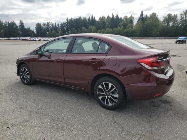 19XFB2F83DE204768 - 2013 HONDA CIVIC EX 勃艮第红 照片 2