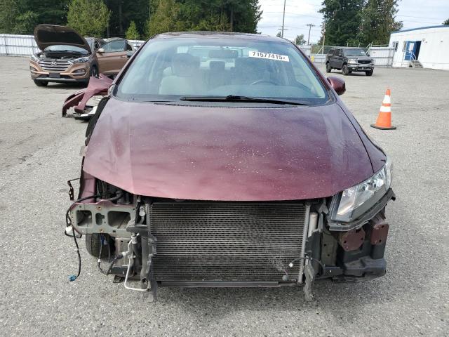 19XFB2F83DE204768 - 2013 HONDA CIVIC EX 勃艮第红 照片 5