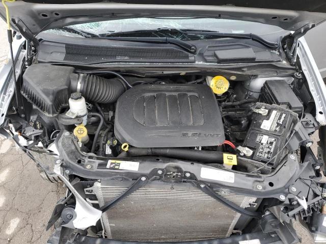 2C4RDGCG4KR563414 - 2019 DODGE GRAND CARA SXT SILVER photo 12