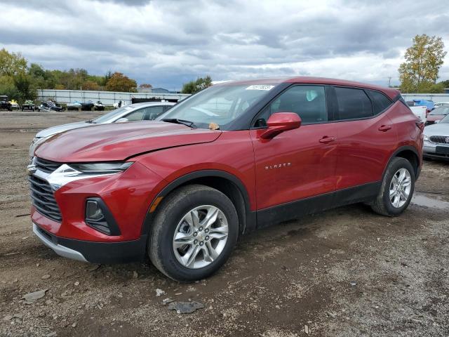 3GNKBCR43NS123342 - 2022 CHEVROLET BLAZER 2LT RED photo 1