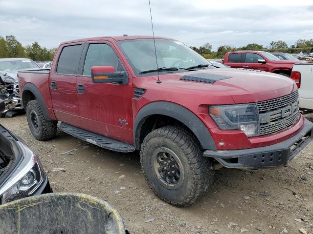 1FTFW1R67EFB59348 - 2014 FORD F150 SVT RAPTOR RED photo 4